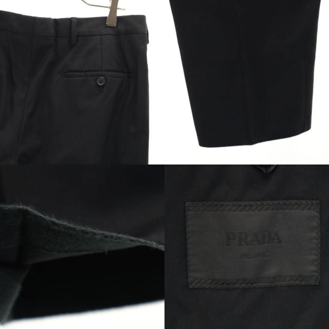 PRADA プラダ イタリア製 スーツ 上下セットアップ 48R ブラック PRADA プラダ イタリア製 スーツ 上下セットアップ 48R ブラック