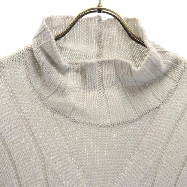 ARMANI アルマーニ イタリア製 ウール 長袖 ハイネック セーター 50 グレー COLLEZIONI ニット メンズ