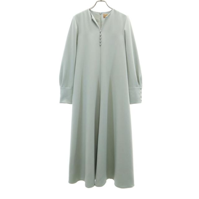 AMERI UNDRESSED アメリ 長袖 ロングワンピース M ミントグリーン系 レディース