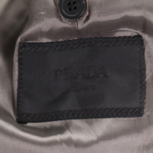 PRADA プラダ イタリア製 ウール スーツ 上下セットアップ 48R グレー
