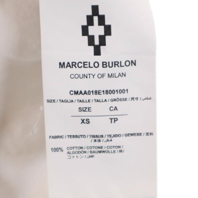 マルセロバーロン/MARCELO BURLON プリント ロンTカットソー メンズXS ライトブルー