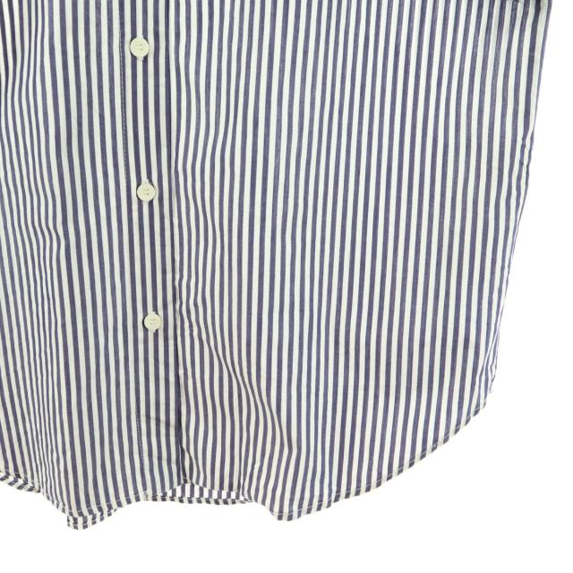 ZARA ザラ ストライプ柄 長袖 シャツ XS ネイビー系 レディースの通販