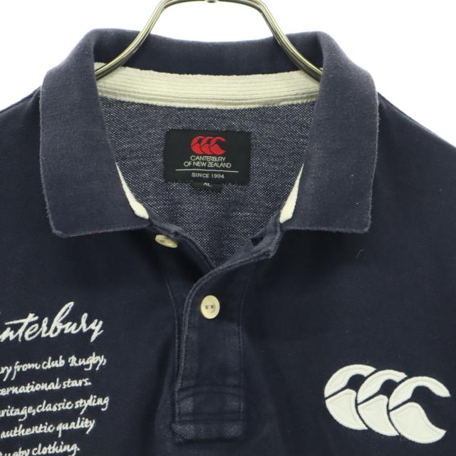 CANTERBURY OF NEW ZEALAND カンタベリー 半袖 ポロシャツ XL ネイビー