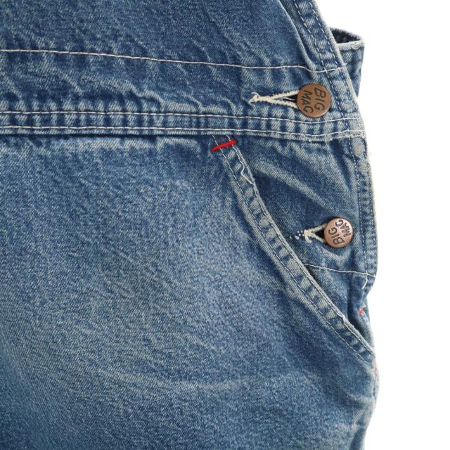 BIG MAC ビッグマック 80s ヴィンテージ デニム オーバーオール ブルー メンズ BIG MAC ビッグマック 80s ヴィンテージ デニム オーバーオール ブルー