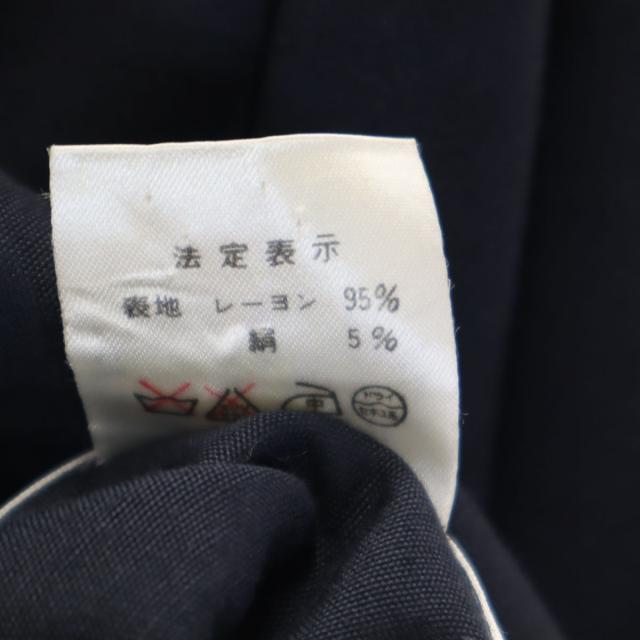 Christian Dior クリスチャンディオール 90s オールド チェスターコート 9 ネイビー レディース_8