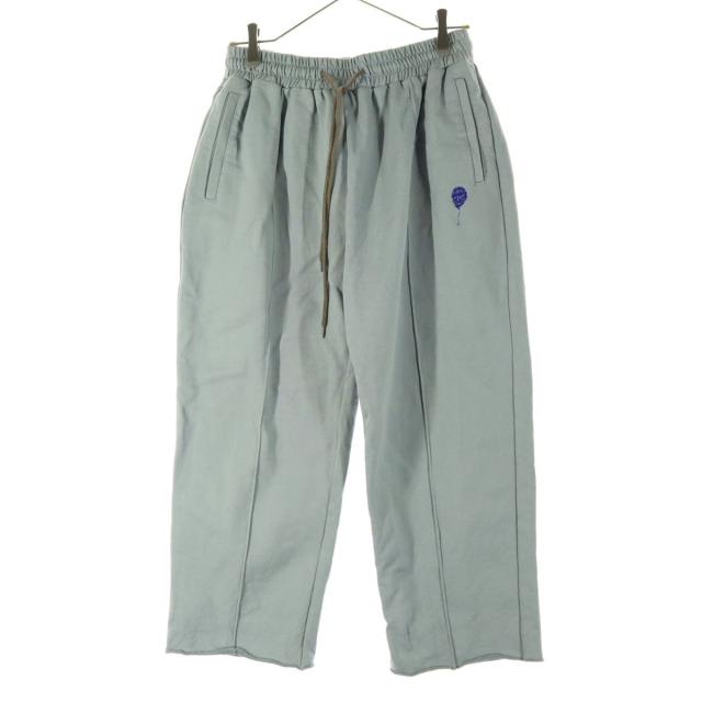 美品 SYUMAN. シュウマン 刺繍 スウェットパンツ 2 グレー メンズ