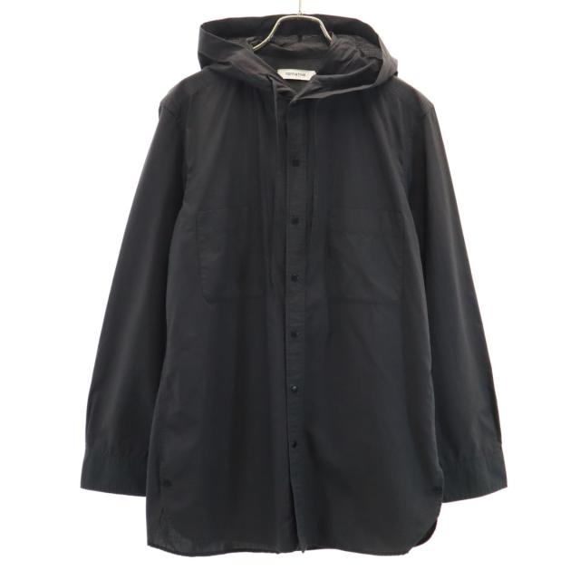 nonnative ノンネイティブ 日本製 長袖 フーデット シャツ 1 黒 メンズ