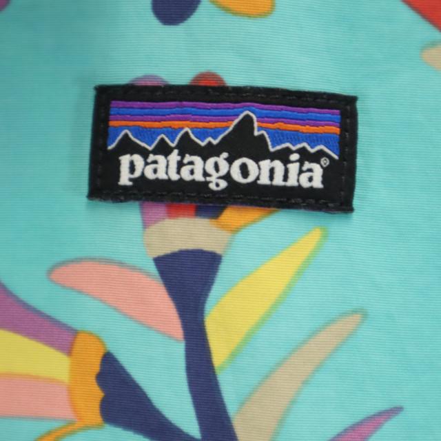 patagonia パタゴニア 総柄 ナイロンジャケット XL ブルー系