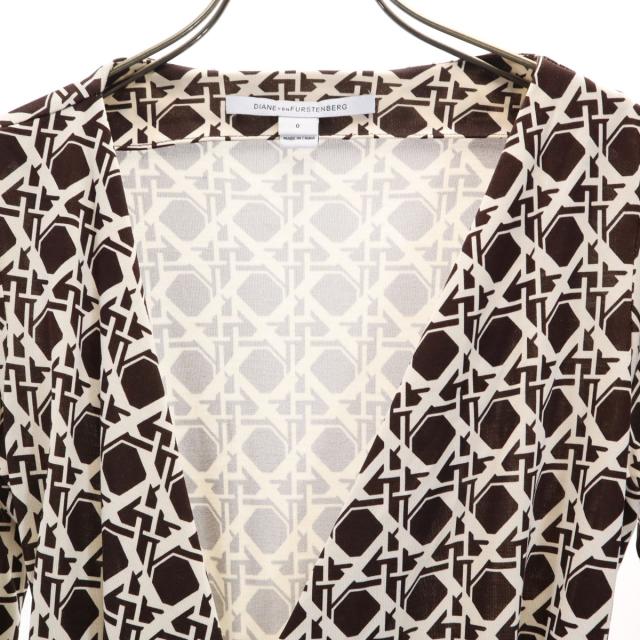 シルク100%DIANE VON FURSTENBERGのラップワンピース DIANE VON FURSTENBERG ダイアンフォンファステンバーグ シルク100