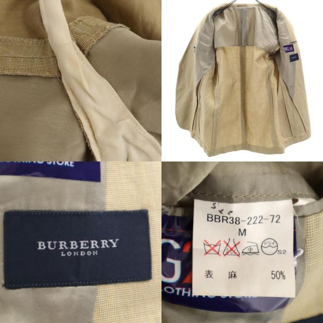 BURBERRY LONDON バーバリーロンドン 日本製 パンツスーツ 上下セットアップ M ベージュ系 三陽商会 メンズ_8