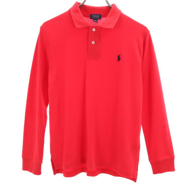 POLO RALPH LAUREN ポロラルフローレン 長袖 ポロシャツ M 10-12 