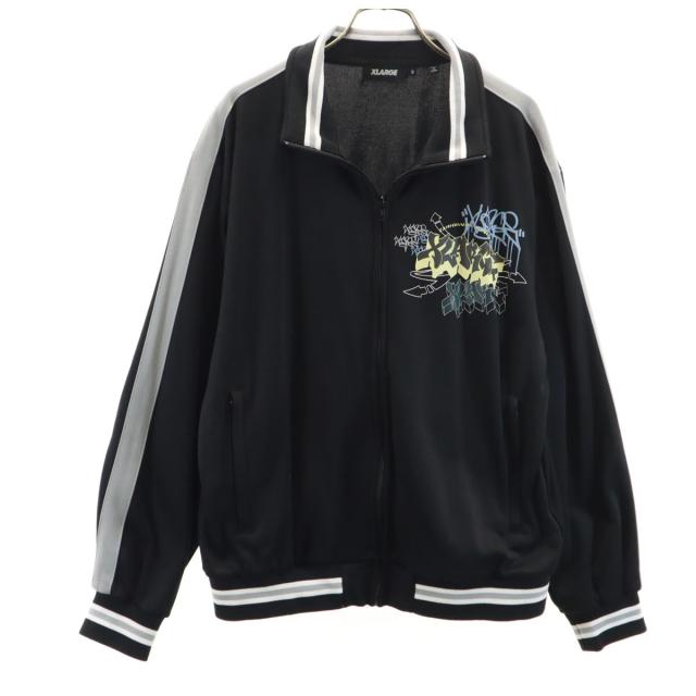 XLARGE エクストララージ トラックジャケット M 黒 ジャージ メンズ