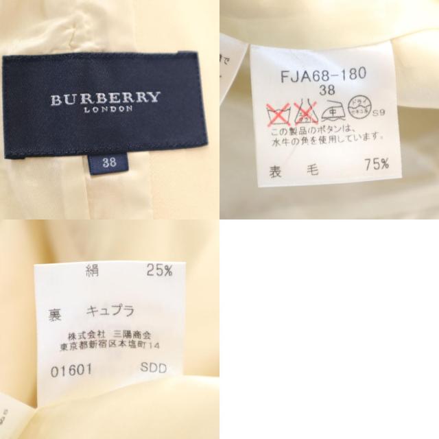 BURBERRY バーバリー シルクブレンド テーラードジャケット 38