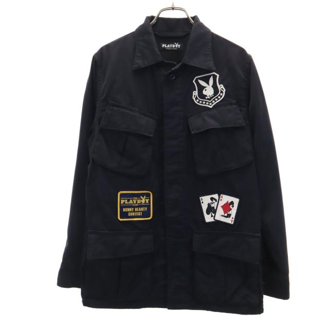 PLAYBOY HYSTERIC GLAMOUR プレイボーイ ヒステリックグラマー 日本製 ジャケット S ブラック メンズ