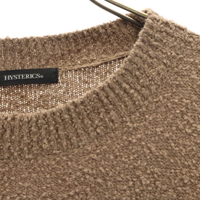 HYSTERICS ヒステリックス 長袖 ジャギー セーター F ベージュ系 ニット ヒステリックグラマー レディース_4