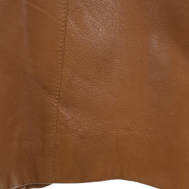 ARMANI EXCHANGE アルマーニエクスチェンジ 90s オールド レザーコート S キャメル レディース_5