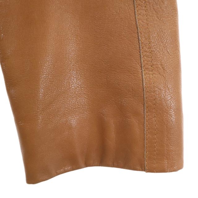 ARMANI EXCHANGE アルマーニエクスチェンジ 90s オールド レザーコート S キャメル レディース_6