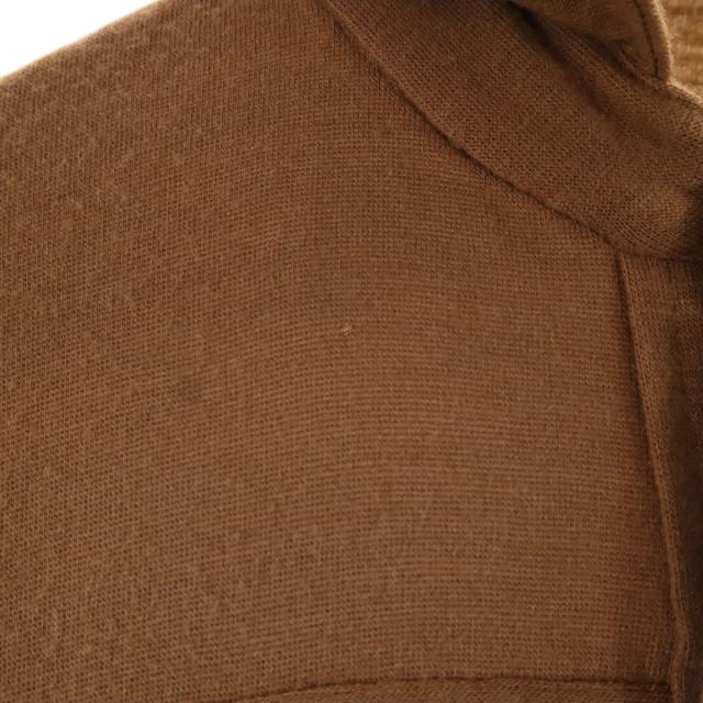 YVES SAINT LAURENT イヴサンローラン 90s オールド 長袖 ウールブレンド シャツ M キャメル メンズ_5