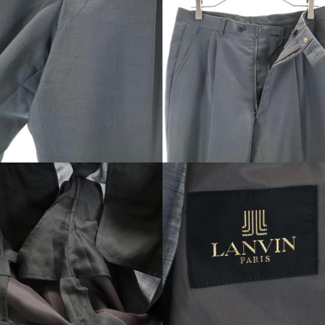 LANVIN ランバン 90s オールド スーツ 上下セットアップ R46-44 グレー メンズ_8