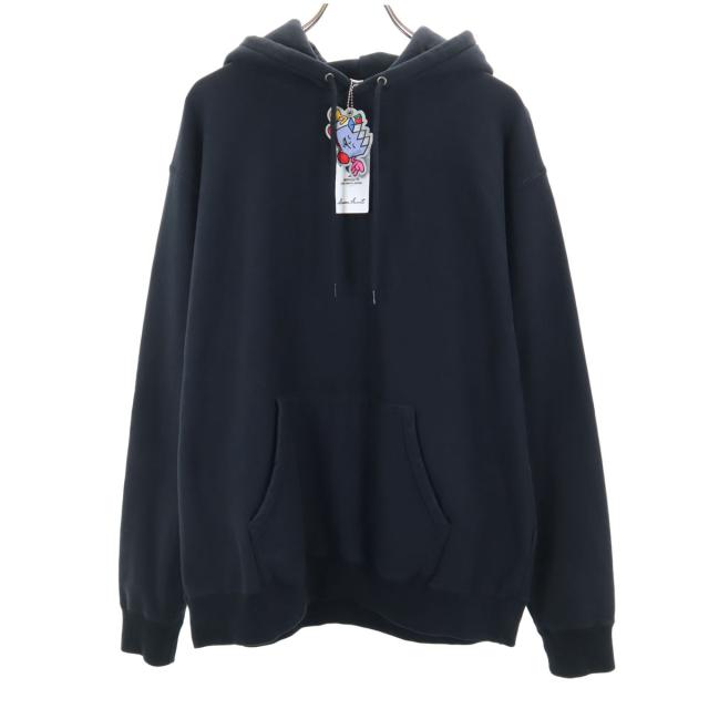 ndx エヌディーエックス 長袖 スウェットパーカー L ブラック 裏起毛 メンズ