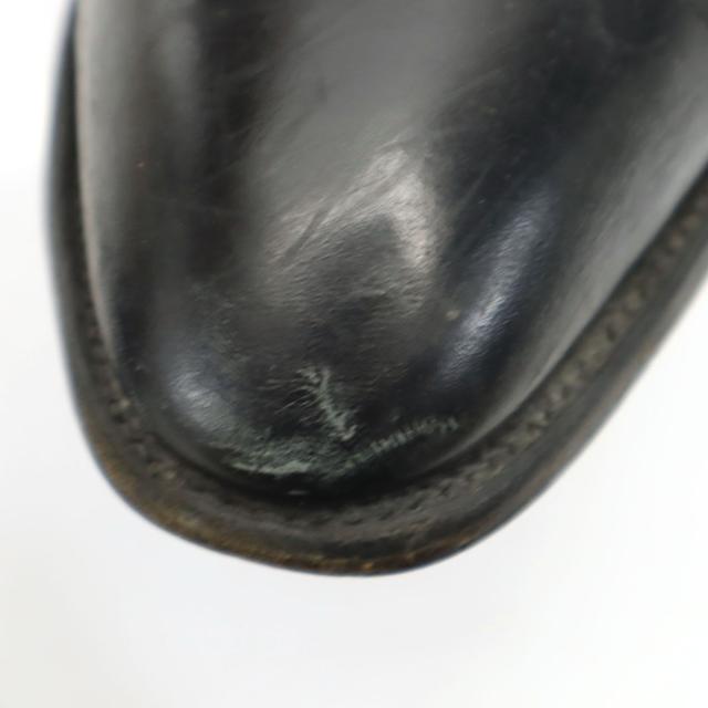 SCOTCH GRAIN スコッチグレイン レザー ビジネスシューズ 24 1/2 ブラック 外羽根 革靴 シューキーパー付き メンズ_6