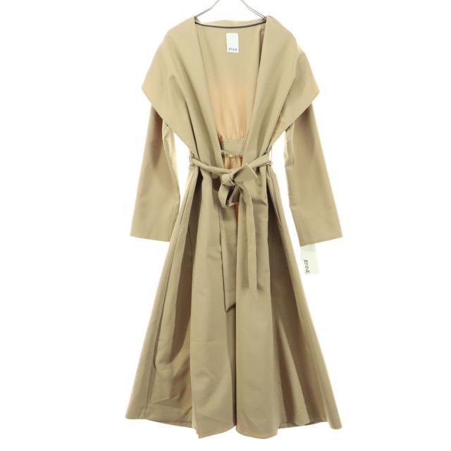 未使用 JENNE ジェンヌ 長袖 ロングコート M ベージュ レディース