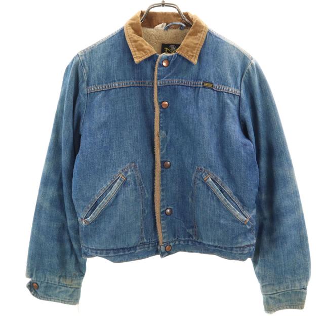 BLUE BELL MAVERICK ブルーベル マーベリック 70s 80s USA製 ヴィンテージ デニムジャケット 18 ジージャン 裏ボア レディース