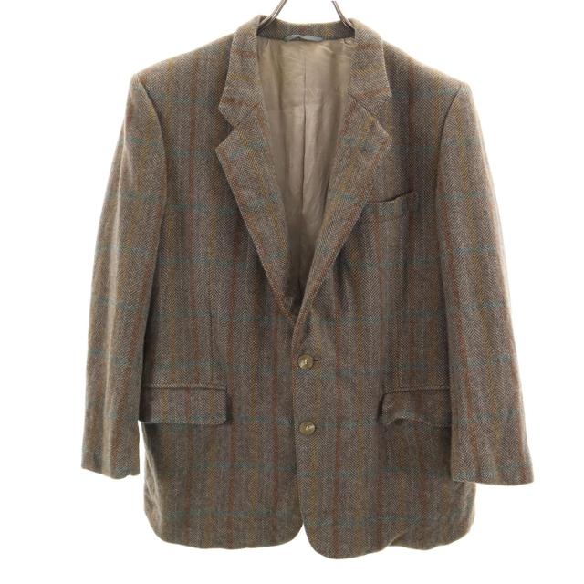 Christian Dior MONSIEUR クリスチャンディオール ムッシュ 90s オールド ヘリンボーン 長袖 ツイード テーラードジャケット メンズ