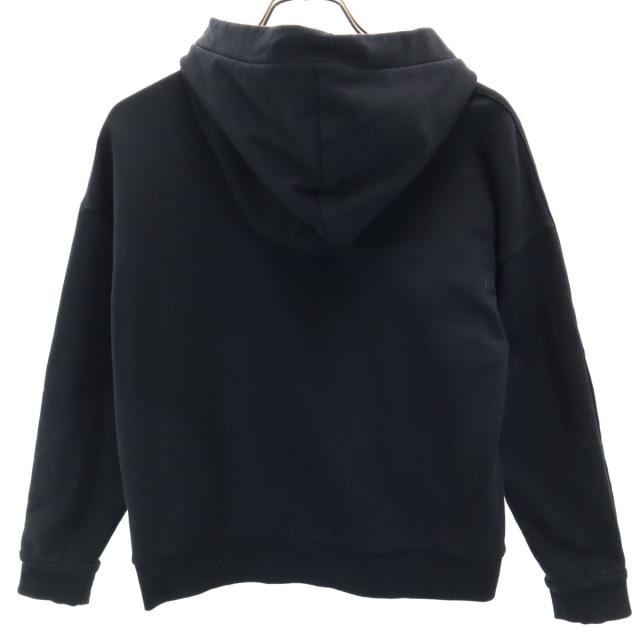 MONCLER モンクレール 長袖 スウェットパーカー 10A 黒 プルオーバー 裏起毛 キッズ_1