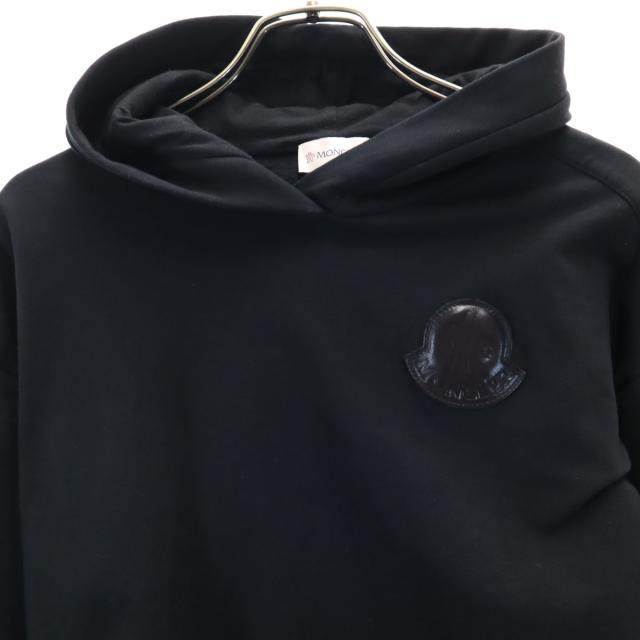 MONCLER モンクレール 長袖 スウェットパーカー 10A 黒 プルオーバー 裏起毛 キッズ_3