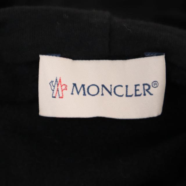 MONCLER モンクレール 長袖 スウェットパーカー 10A 黒 プルオーバー 裏起毛 キッズ_8