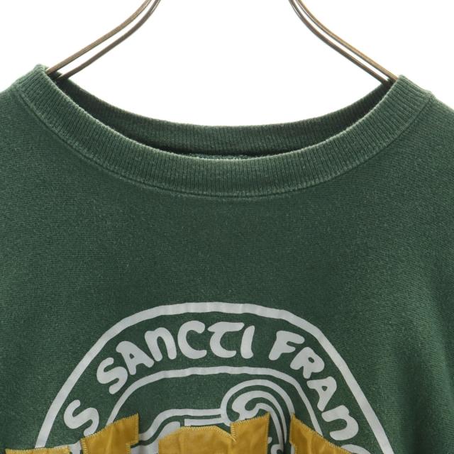 Champion チャンピオン 90s USA製 オールド 刺繍タグ 長袖 スウェット XL グリーン系 メンズ_8