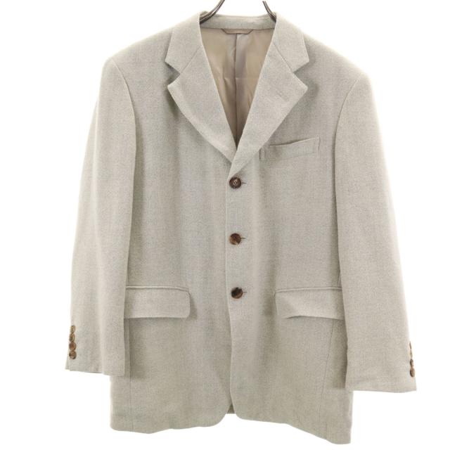 Christian Dior クリスチャンディオール 90s アルパカ オールド テーラードジャケット S グレージュ メンズ