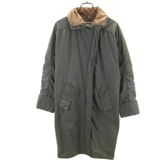 MM6 Maison Martin Margiela エムエムシックス メゾンマルタンマルジェラ イタリア製 中綿コート 38 オリーブグレー系 レディース