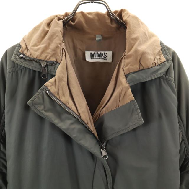 MM6 Maison Martin Margiela エムエムシックス メゾンマルタンマルジェラ イタリア製 中綿コート 38 オリーブグレー系 レディース_6