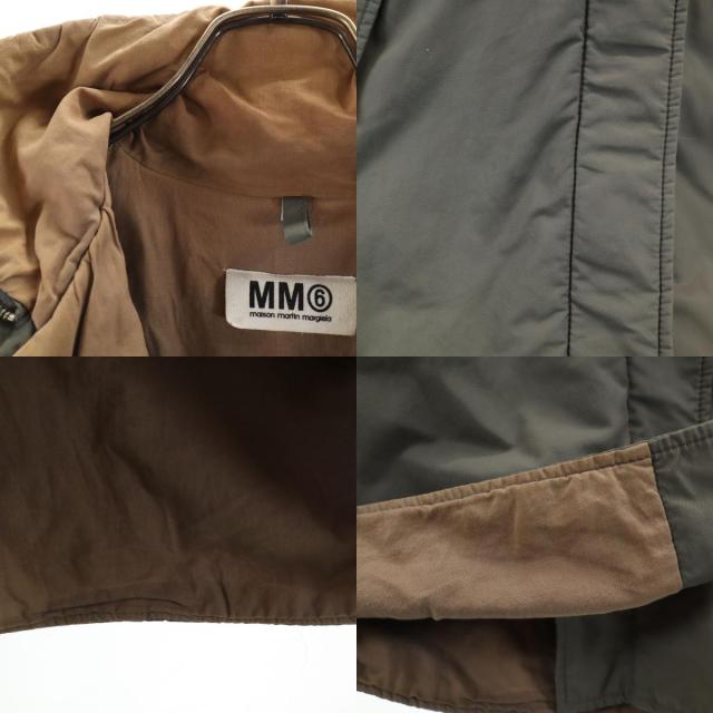 MM6 Maison Martin Margiela エムエムシックス メゾンマルタンマルジェラ イタリア製 中綿コート 38 オリーブグレー系 レディース_8