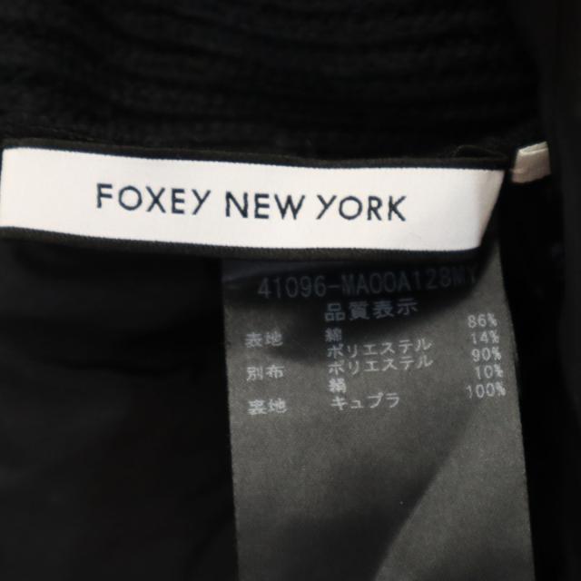 FOXEY NEW YORK フォクシーニューヨーク 日本製 長袖 タートルネック ワンピース 40 ブラック レディース FOXEY NEW YORK フォクシーニューヨーク 日本製 長袖 タートルネック