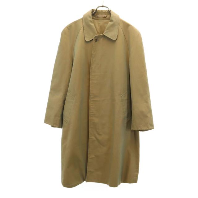 LANVIN ランバン 80s ヴィンテージ ステンカラーコート R48−45 ベージュ メンズ