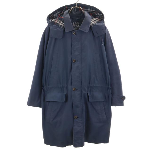 Burberrys バーバリーズ 90s オールド ロングコート M ネイビー系 ダウンライナー メンズ