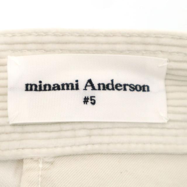 未使用 minami Anderson ミナミアンダーソン コーデュロイパンツ M アイボリー メンズ_7
