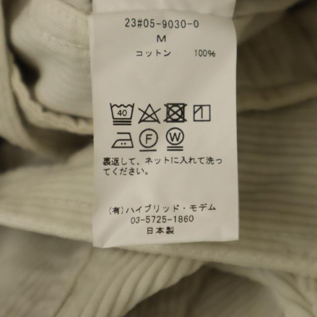 未使用 minami Anderson ミナミアンダーソン コーデュロイパンツ M アイボリー メンズ_8