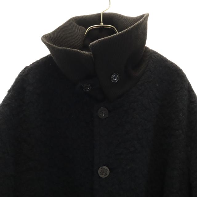 Paul Smith ポールスミス 日本製 ボアコート L ブラック メンズ_2