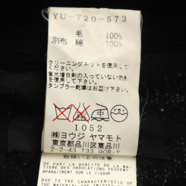 Y’s ワイズ ヨウジヤマモト 日本製 長袖 カーディガン 3 ブラック レディース_7