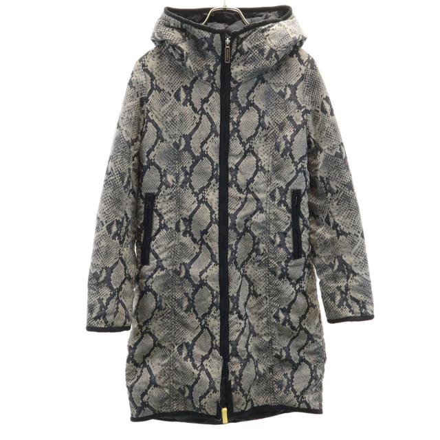 HYSTERICS ヒステリックス 総柄 中綿コート F グレー系 ヒステリックグラマー レディース