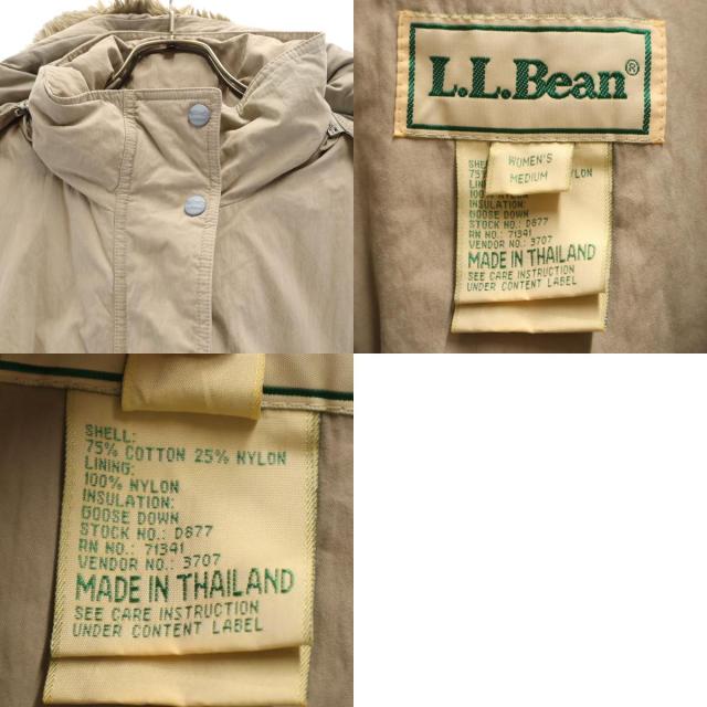 L.L.Bean エルエルビーン 90s オールド ダウンコート M ベージュ アウトドア レディース