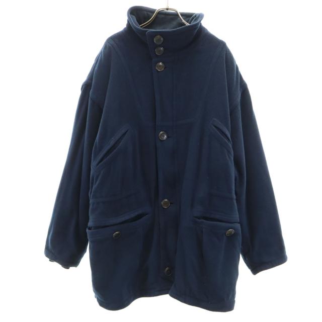 BOSS HUGO BOSS ボスヒューゴボス イタリア製 カシミヤブレンド コート 50 ネイビー メンズ