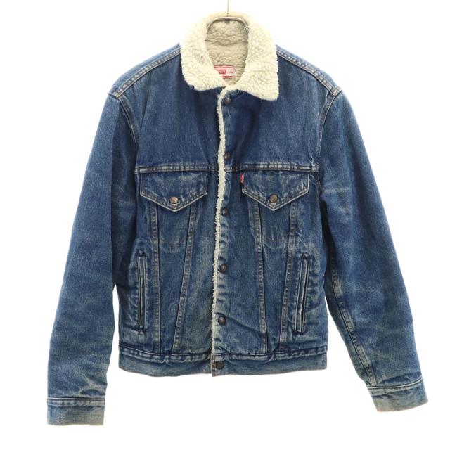 Levi’s リーバイス 80s ヴィンテージ USA製 デニムジャケット 38 ウォッシュブルー 裏ボア トラッカー ジージャン メンズ