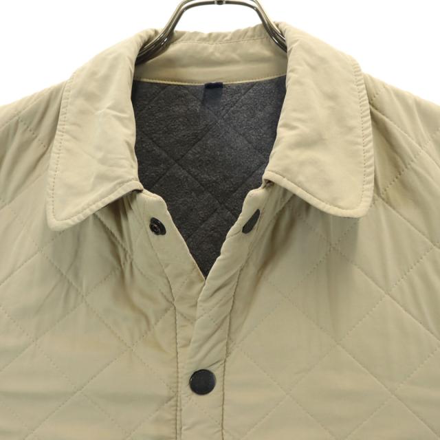 BURBERRY LONDON バーバリーロンドン スペイン製 キルティングジャケット L ベージュ メンズ_6