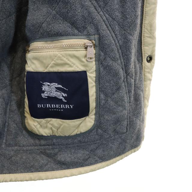 BURBERRY LONDON バーバリーロンドン スペイン製 キルティングジャケット L ベージュ メンズ_8