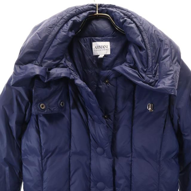 ARMANI COLLEZIONI アルマーニコレッツォーニ ダウンコート 38 ネイビー レディース_3